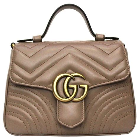 borsa gucci marmont beige